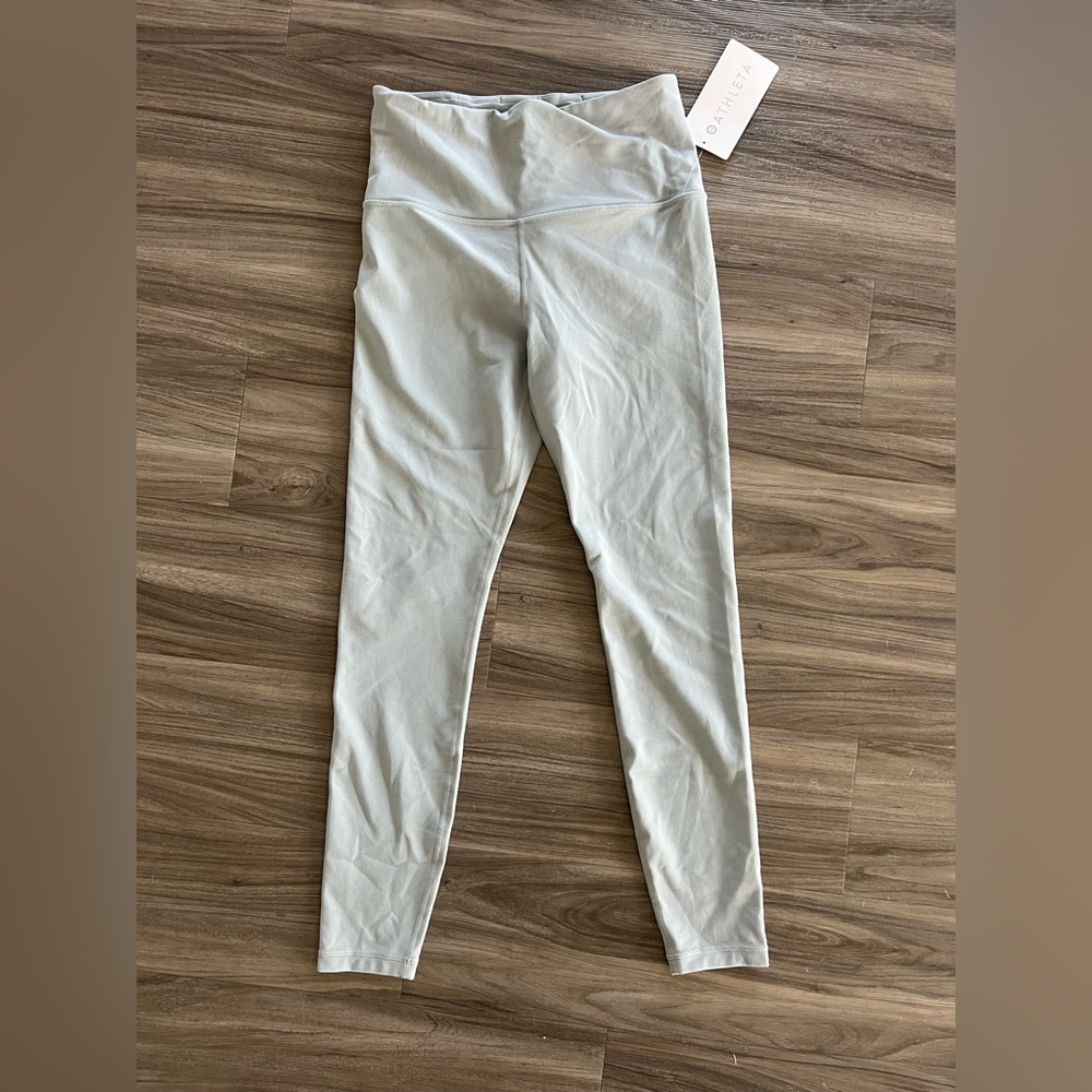 Athleta high-rise Elation leggings in color storm cloud